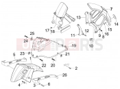 gilera 2010 Nexus 300 ie Wheel huosing - Mudguard