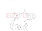 gilera 2007 Nexus 500 Driving mirror/s