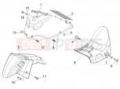 gilera 2007 Nexus 500 Wheel huosing - Mudguard