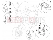 Remote control switches - Battery - Horn - Gilera Nexus 500 2010