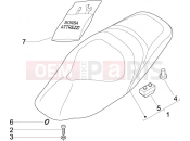 Saddle/seats - Gilera Nexus 500 2010