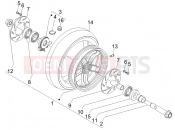 Front wheel - Gilera Nexus 500 2011