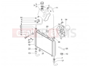 gilera 2006 Nexus 500 SP Cooling system