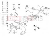 gilera 2006 Nexus 500 SP Main cable harness