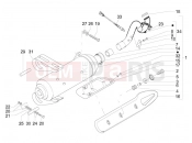gilera 2006 Nexus 500 SP Silencer