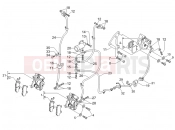 Brakes pipes - Calipers - Gilera Nexus 500 SP 2007
