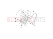 gilera 2007 Oregon 250 Rear cover - Splash guard