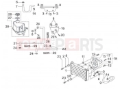 GILERA Oregon 250 Cooling system
