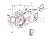 GILERA Oregon 250 Crankcase cover - Crankcase cooling