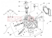 GILERA Oregon 250 Head unit - Valve