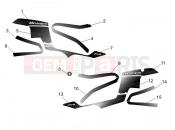 GILERA Oregon 250 Plates - Emblems
