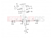 Steering post articulation - Gilera Oregon 250 2010