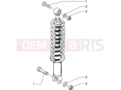 gilera RK 50 Rear suspension