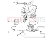 gilera Runner 125 VX 4T Front brake caliper-transmissions