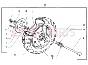 gilera Runner 125 VX 4T Front wheel