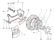 gilera Runner 125 VX 4T Rear wheel