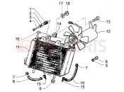 gilera Runner 200 VXR 4T Coolant radiator