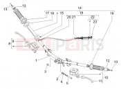 gilera 2005 Runner 50 Pure Jet SC Handlebars - Master cil.