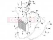 Cooling system - Gilera Runner 50 Pure Jet SC 2006