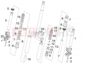 gilera 2008 Runner 50 ST Pure Jet Fork's components (MVP)