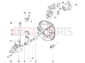 gilera 2008 Runner 50 ST Pure Jet Throttle body - Injector - Induction joint