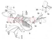 gilera 2008 Runner 50 ST Pure Jet Wheel huosing - Mudguard