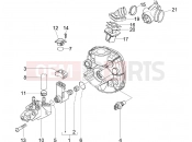 Throttle body - Injector - Induction joint - Gilera Runner 50 Pure Jet 2005