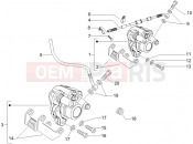 gilera 2007 Runner 50 Pure Jet Brakes pipes - Calipers