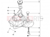 gilera 2011 Runner 50 Pure Jet Oil tank