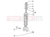Rear damper - Gilera Runner 50 Purejet