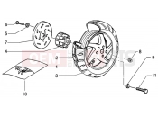 Rear wheel - Gilera Runner 50 Purejet