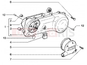 gilera Runner 50 SP Transmission cover