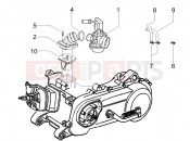 gilera 2008 Runner 50 SP -SC- Carburettor, assembly - Union pipe