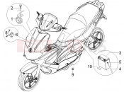gilera 2013 Runner 50 SP Remote control switches - Battery - Horn
