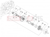 gilera 2014 Runner 50 SP Driven pulley