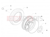 gilera 2014 Runner 50 SP Rear wheel