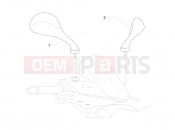 gilera 2015 Runner 50 SP Driving mirror/s