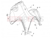 gilera 2018 Runner 50 SP Front glove-box - Knee-guard panel