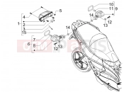 gilera 2018 Runner 50 SP hátsó lámpa - irányjelző