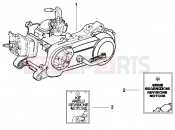 gilera 2005 Runner 50 SP Engine, assembly