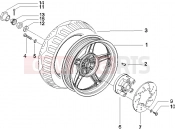 gilera 2005 Runner 50 SP Rear wheel