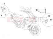 gilera 2005 Runner 50 SP kezelőszervek - akkumulátor