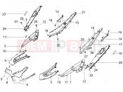 gilera 2005 Runner 50 SP Side cover - Spoiler