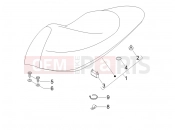 GILERA Runner 50 SP Saddle/seats