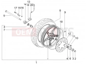 GILERA Runner 50 SP Front wheel