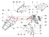 gilera 2009 Runner 50 SP Rear cover - Splash guard