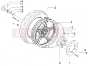 gilera 2009 Runner 50 SP Rear wheel
