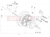 gilera 2009 Runner 125 ST 4T első kerék