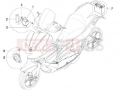 gilera 2010 Runner 125 ST 4T Remote control switches - Battery - Horn