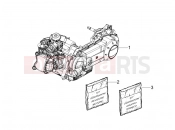 gilera 2012 Runner 125 ST 4T Engine, assembly